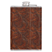 Flasques Mariage Faux Cuir Travailleur Aspect (Dos)