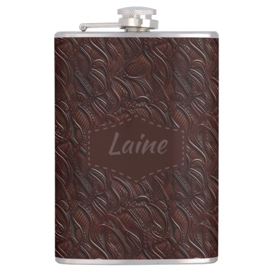 Flasques Mariage Faux Revêtement en cuir (Devant)