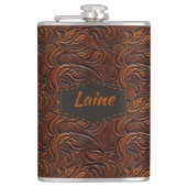 Flasques Mariage Faux Revêtement en cuir (Devant)