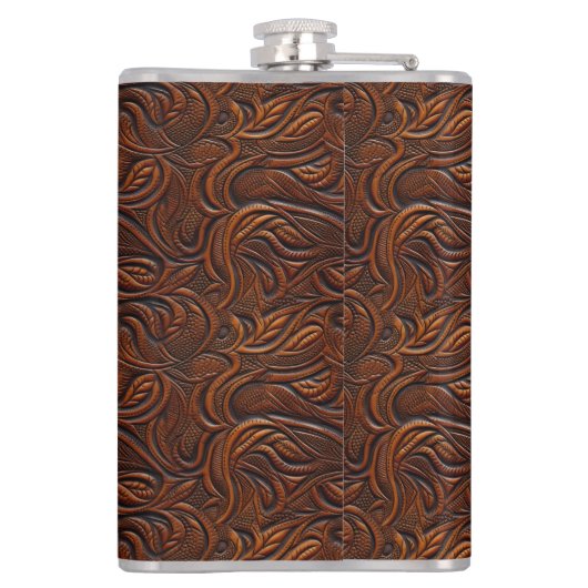 Flasques Mariage Faux Revêtement en cuir (Dos)