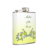 Flasques Mariage floral jaune Mère de la chambre (Droite)