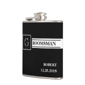 Flasques Mariage Groomsman (Gauche)