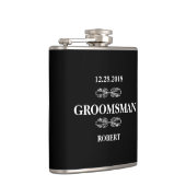 Flasques Mariage Groomsman (Droite)