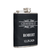 Flasques Mariage Groomsman (Droite)