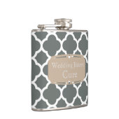 Flasques Mariage Jitters Cure Quatrefoil motif (Droite)