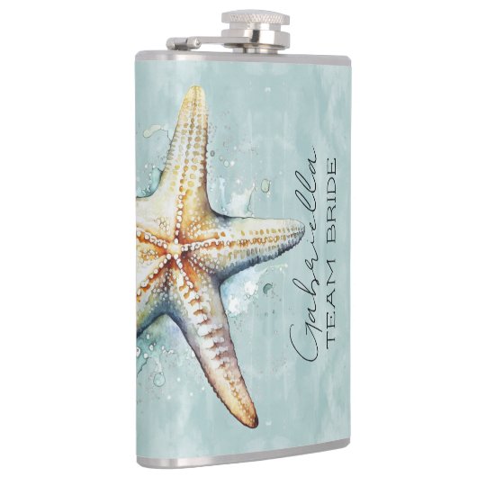 Flasques Mariée d'équipe à thème sur la plage (Droite)