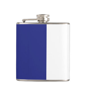 Flasques Marine bleu et blanc