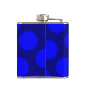 Flasques Marine et Pois bleus (Dos)