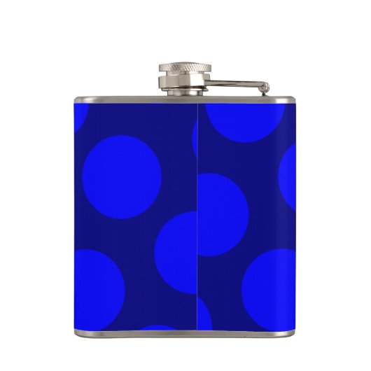 Flasques Marine et Pois bleus (Dos)