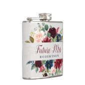 Flasques Marine Marsala Floral Future Mme Bachelorette Cust (Droite)