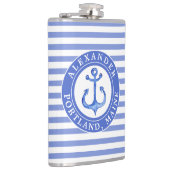 Flasques Marine nautique d'Ancre personnalisée (Droite)