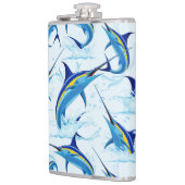 Flasques Marlin Bleu Jaillissant de l'Océan (Gauche)