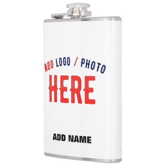 FLASQUES MARQUE BLANCHE MODERNE ET PERSONNALISABLE VÉRIFIÉE (Gauche)