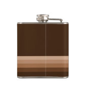 Flasques Marque Monogramme Vintage Brun (Dos)