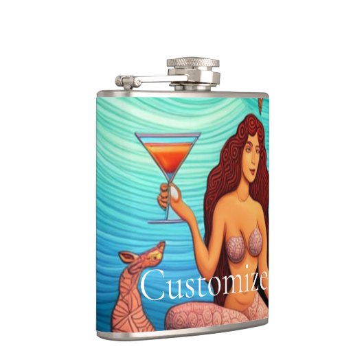 Flasques Martini à cheveux longs Mermaid Thunder_Cove (Droite)