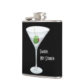 Flasques Martini Glass Olive Cocktails non ébranlés (Gauche)