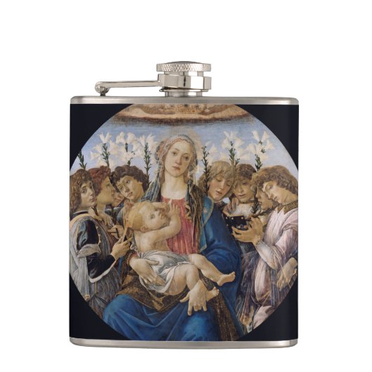 Flasques Mary avec l'enfant et anges de chant par (Devant)