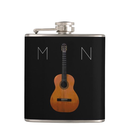 Flasques Masque Acoustique Guitare Monogramme Noir Personna (Devant)