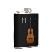 Flasques Masque Acoustique Guitare Monogramme Noir Personna (Droite)