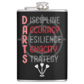 Flasques Mastering DARTS : Les Principes Fondamentaux Du Vi (Devant)