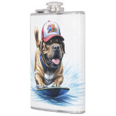 Flasques Mastiff Dogue anglais planche de surf vacances (Gauche)