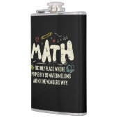 Flasques Mathématiques Cadeau de professeur de mathématique (Gauche)