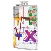 Flasques mathématiques formule école de physique (Gauche)