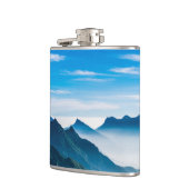 Flasques Matin Montagnes Mist Paysage (Gauche)