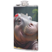 Flasques "Matinage des lunettes : Baby Hippo se réveille da (Gauche)