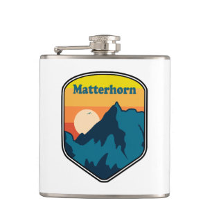 Flasques Matterhorn Suisse Italie Sunrise