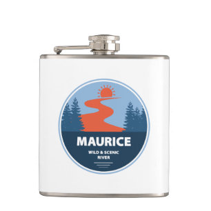 Flasques Maurice Wild Et Rivière Pittoresque