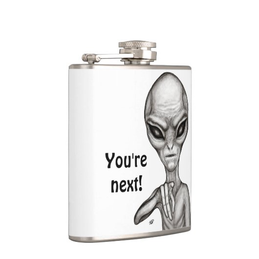 Flasques Mauvais Alien, Tu es le prochain ! (Droite)