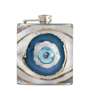 Flasques Mauvais oeil Textiles et or
