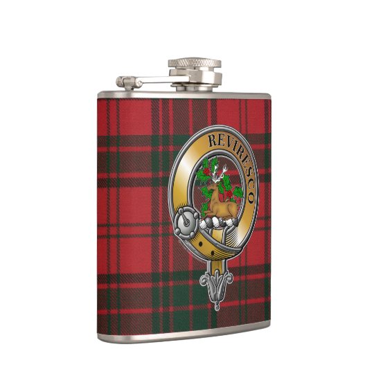Flasques Maxwell Tartan & Badge (Droite)