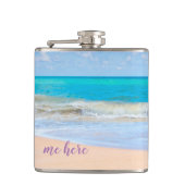 Flasques Me ici à la plage (Devant)