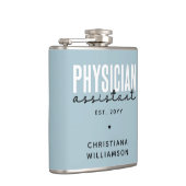 Flasques Médecin personnalisé Assistant PA Graduation (Droite)