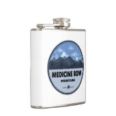 Flasques Médecine Bow Mountains Colorado Wyoming Camping (Droite)