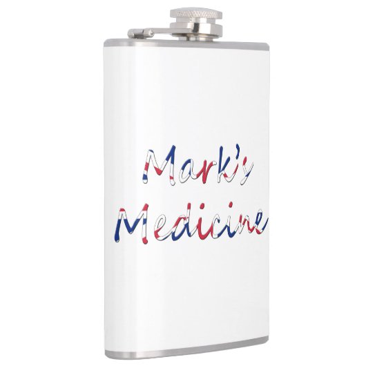 Flasques Médecine de n'importe quel nom superposée sur un f (Droite)