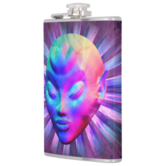 Flasques Méditation psychédélique Alien (Gauche)