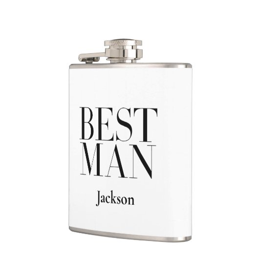 Flasques Meilleur Homme Personnalisé Blanc Noir Moderne Sim (Gauche)