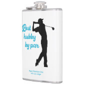 Flasques Meilleur Hubby Par Par Golfer Silhouette Golf (Gauche)