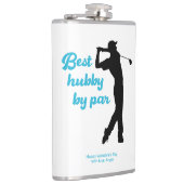 Flasques Meilleur Hubby Par Par Golfer Silhouette Golf (Droite)