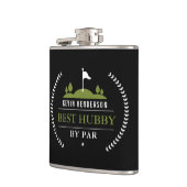 Flasques Meilleur Hubby personnalisé par pair (Gauche)