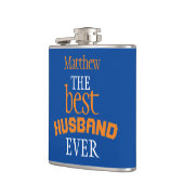 Flasques Meilleur Mari jamais personnalisé (Gauche)