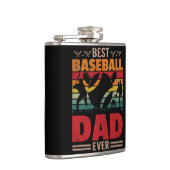 Flasques Meilleur papa de baseball (Droite)