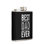 Flasques Meilleur papa jamais | Noir moderne (Droite)