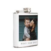 Flasques Meilleur papa jamais photo complète Fête des pères (Droite)