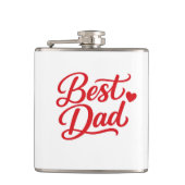 Flasques Meilleur Papa Tee Cadeau (Devant)
