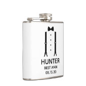 Flasques Meilleure Cravate Black Bow Homme (Droite)