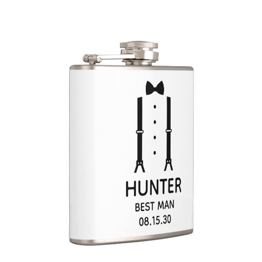 Flasques Meilleure Cravate Black Bow Homme (Droite)